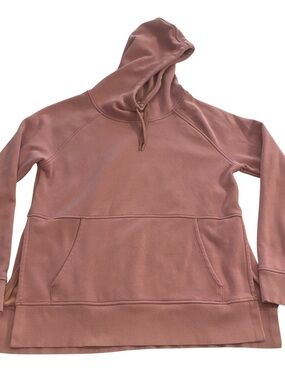 Athleta Women’s Pink Hoodie Dusty Rose Cuddly Sweatshirt size medium